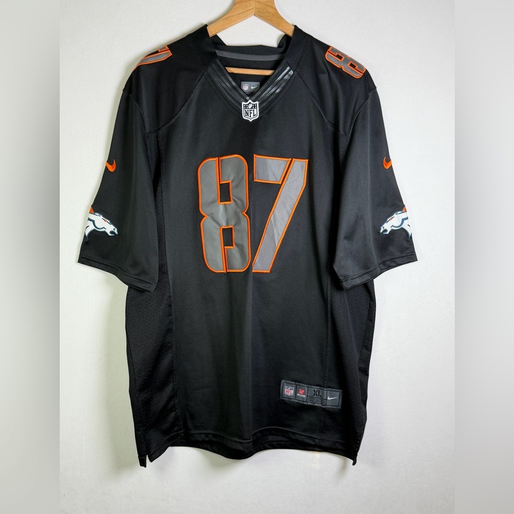 NFL Black and Orange Men's Jersey